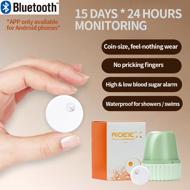 Aidex X Glucose Sensor Real Time Aidexx Glucose Monitoring Sugar Tester Diabetes Blood Sugar Sensor CGM Aidex2 as Linx Sensor