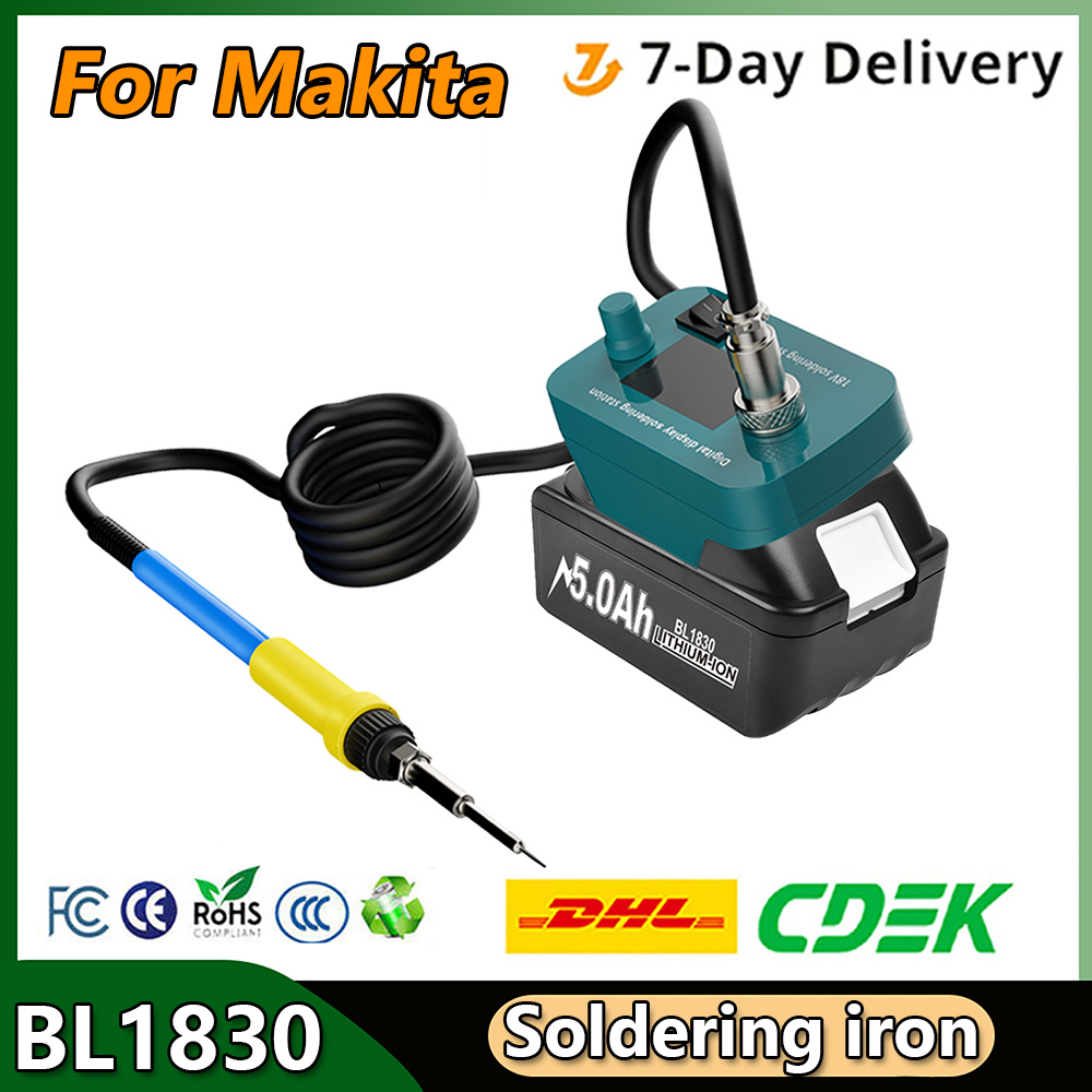 Cordless Soldering Iron Tool For Makita BL1830 With 18V 5000mAh Battery For BL1815 BL1840 BL1850 BL1860 Soldering Iron Machine