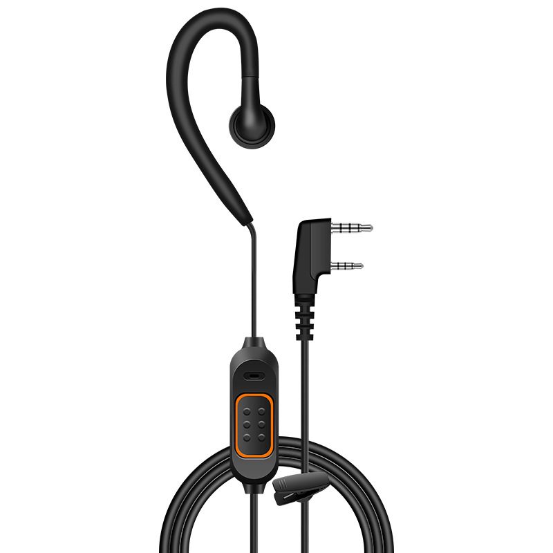 K-head Universal Headset Mic Walkie Talkie Earphones Soft Accessories for BaoFeng UV-5R UV-5RH UV-21 PRO Quansheng UV-K6
