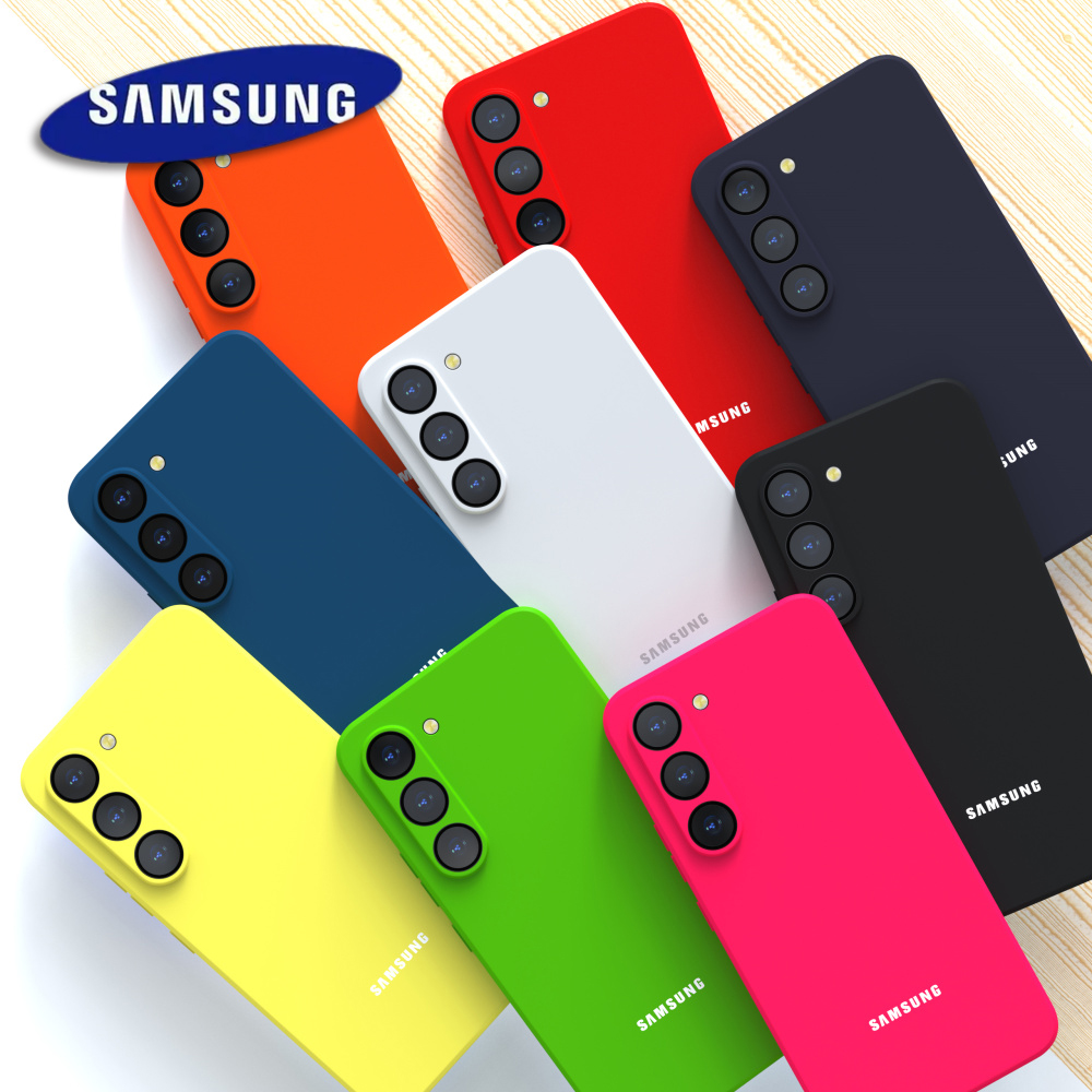 For Samsung Galaxy S26 S25 S24 S23 S22 Plus FE Ultra A56 A55 A54 A17 A16 Silicone Case Shockproof Soft-Touch Back Cover Funda