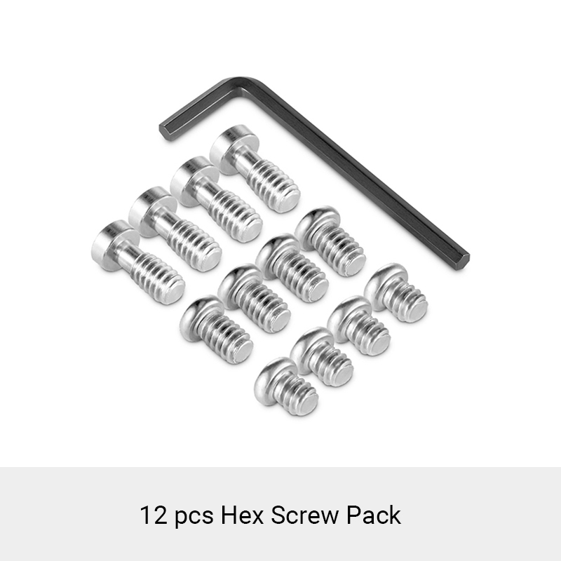 SmallRig Full Kit of 26 Screw Set Mounting Screws for Camera Cages, Handles, Plates Includes 1/4”, 3/8”, M2, M2.5, M3/M4 AAK2326 pcs Screw Pack / China Mainland