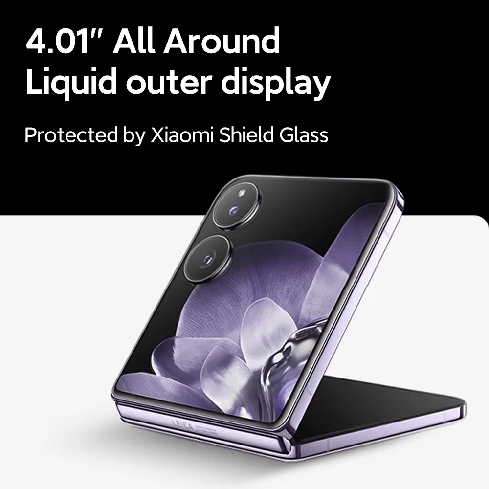 Global Version Xiaomi MIX Flip 67WHyperCharger 12GB 512GB Leica 50MP Camera 6.86" 120Hz Display Snapdragon 8 Gen 3 Smartphone