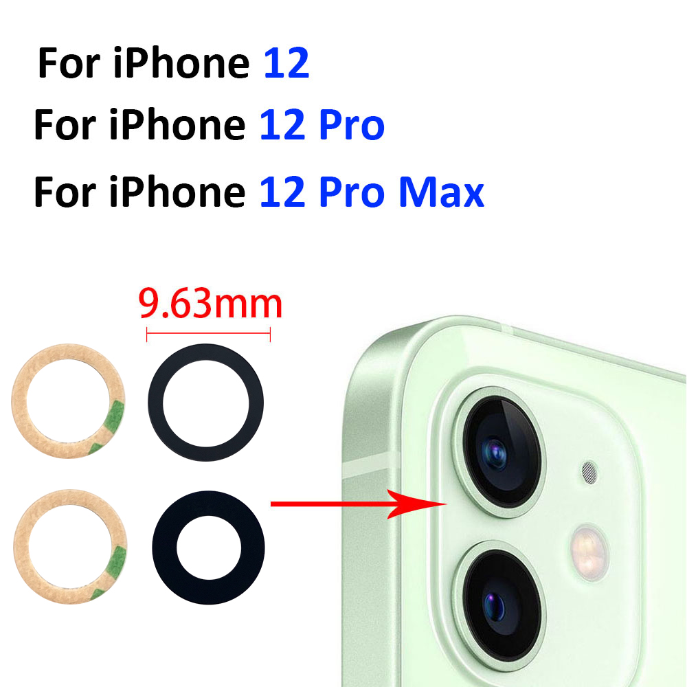 NEW Tested For IPhone 13 Pro Max 13mini 14 16 Plus 6s Camera Glass Lens Back Rear Camera Glass Lens with Glue Replacement Repair