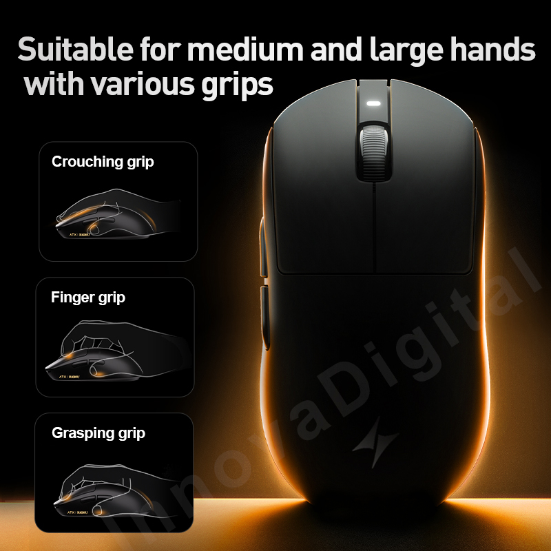 ATK Dragonfly A9 Ultra Wireless Gaming Mouse PAW3950 Ultra Lightweight Tri-mode Ergonomic E-sports Gamer FPS Mice A9 SE Plus