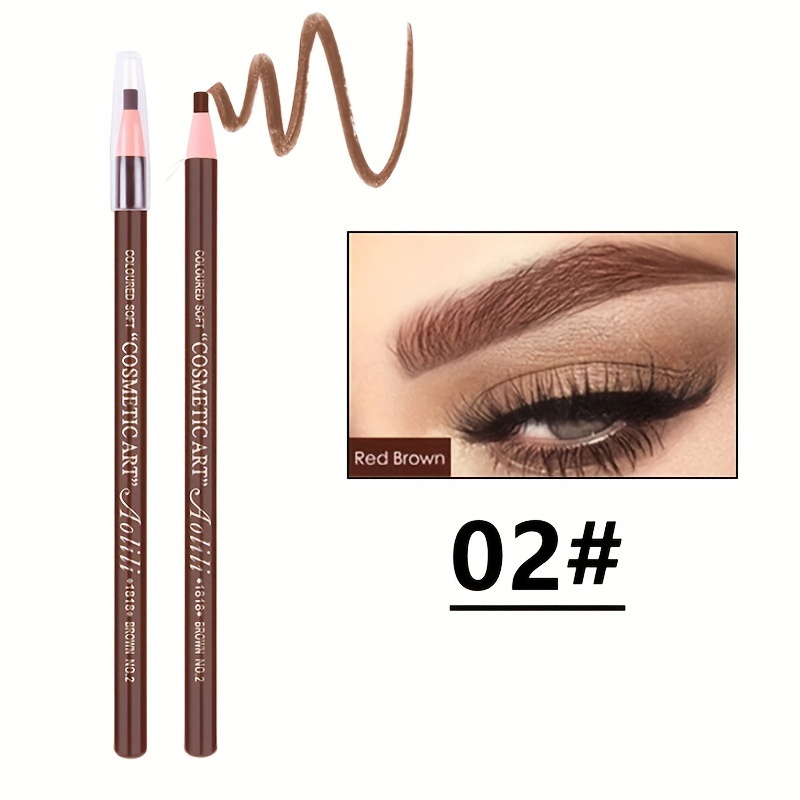 Tear Off Pull Line Eyebrow Pencil, Not Sharpen Need Eyebrow Pencil, Natural Color Rendering, Sweat Proof And Smudge Proof Eyebro 200001176:173#02