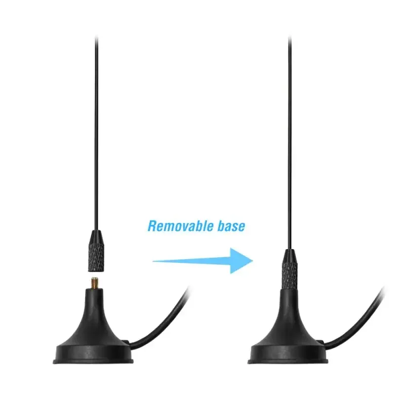 Nagoya UT-106UV Car Ham Radio Magnetic Antenna VHF/UHF Dual Band SMA-Female for Baofeng BF-888S UV-5R/9R/10R/82 Walkie Talkie