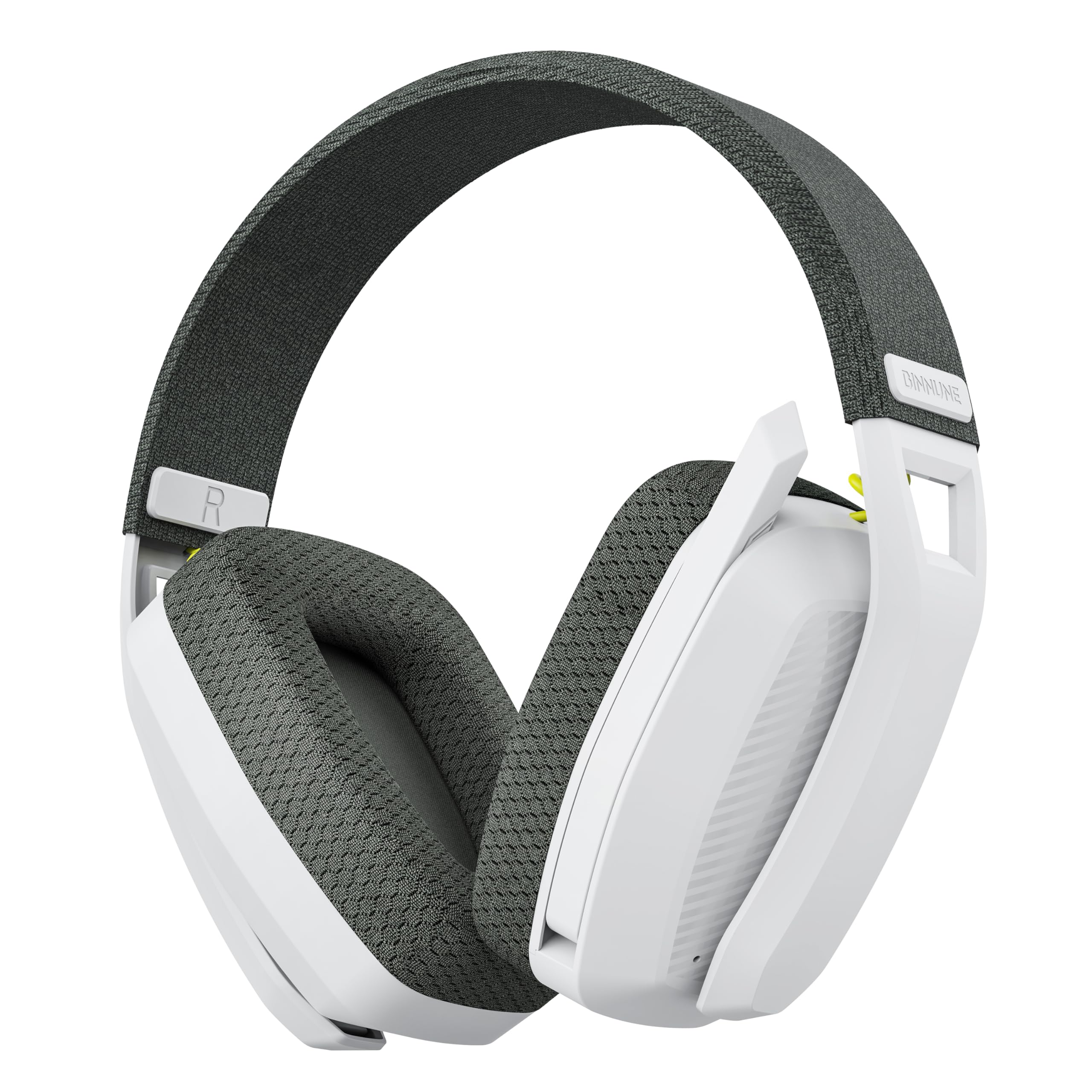 BINNUNE BW06 2.4GHz Wireless Gaming Headset with Mic for PS5 PS4 PC Mac Playstation Bluetooth Gaming Headphone with Microphone Grey
