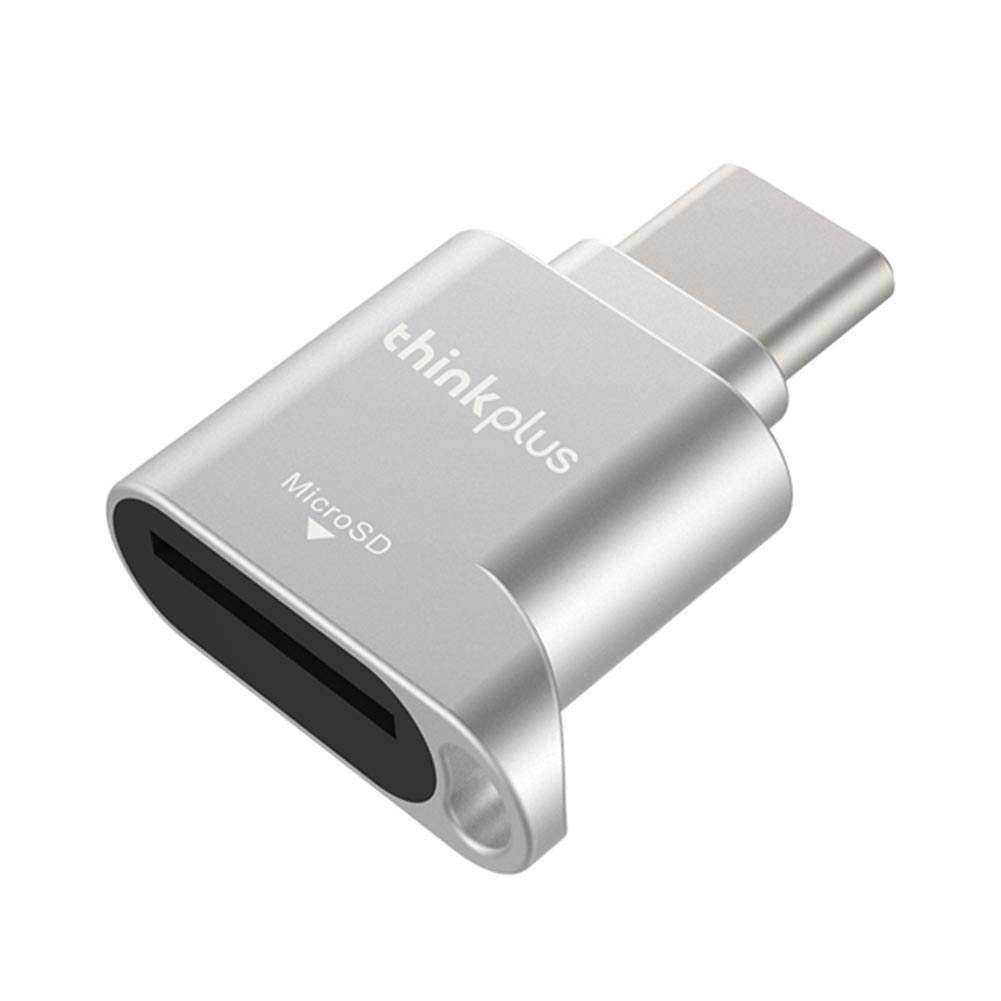 Lenovo Thinkplus USB C Type-C Micro SD Card Reader Memory Card Mini Metal TranFlash Adapter TF Card Reader For Type C Phone Type C Plug