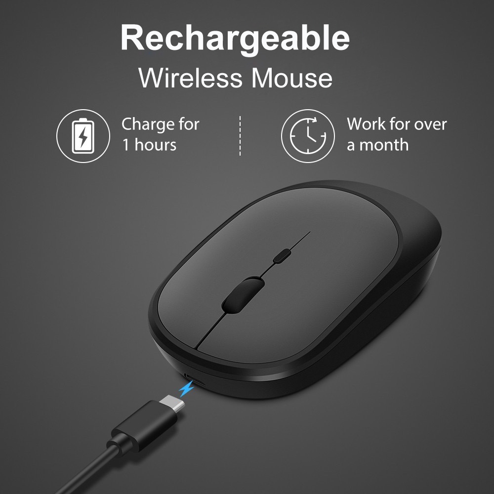 Wireless Mouse Rechargeable Mouse Gamer Dual Modes Bluetooth-compatible 2.4G Mice For Laptop Pad Tablet PC Macbook Mause