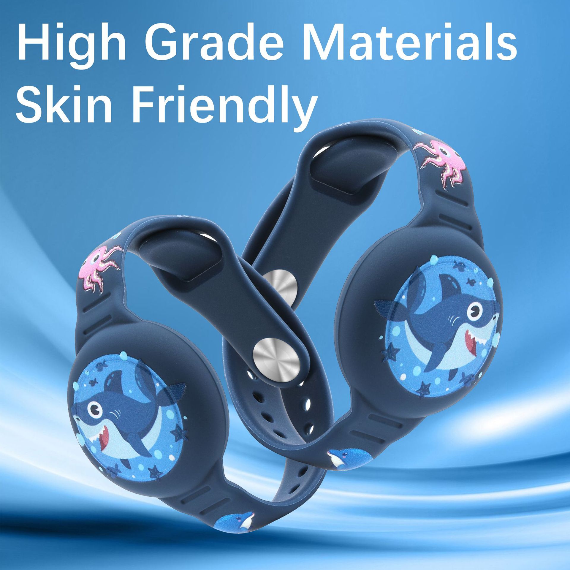 Airtag Bracelet for Kids Necklace, Comfy Secure Air Tags Wristband Kids Air Tag Necklace for Kids, Adults Kids AirTag Watch Band