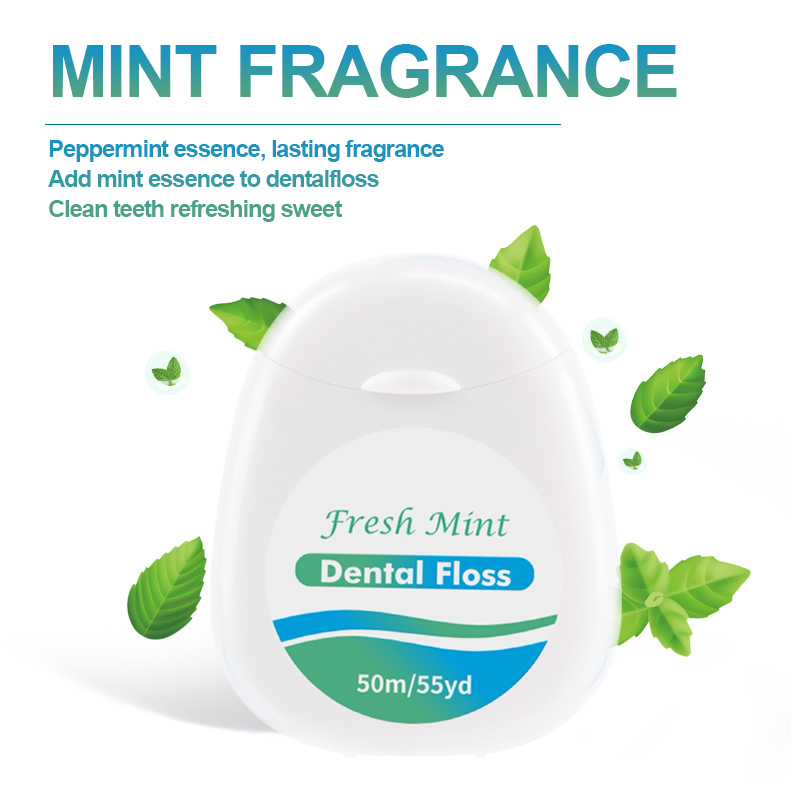 6/3/1 Pcs White Box Mint Dental Floss Roll - Cleaning Oral Tools - Dental Floss Stick Adult Home Set - Cleaning Interdental Brus