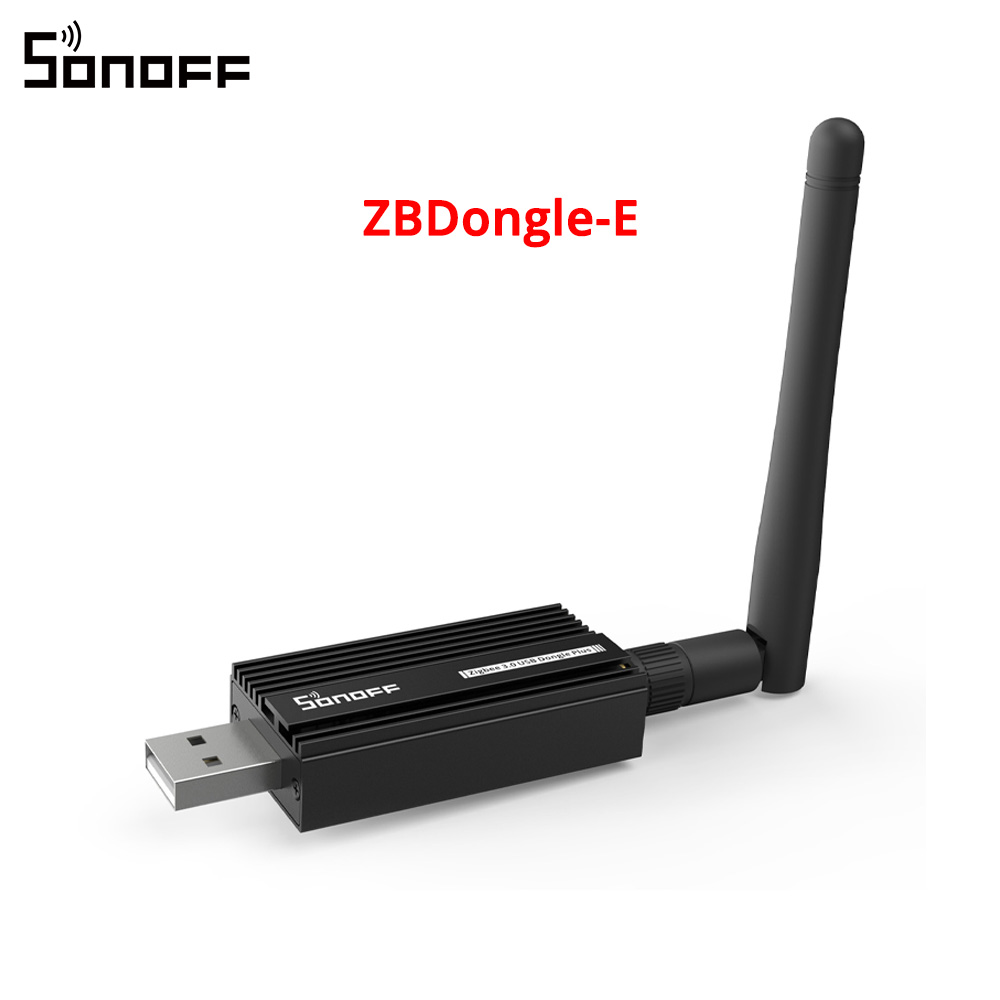 SONOFF ZB Dongle-E USB Dongle Zigbee 3.0 Gateway Analyzer Wireless Zigbee Router with Antenna ZHA Zigbee2MQTT Interface Capture ZBDongle E / China Mainland