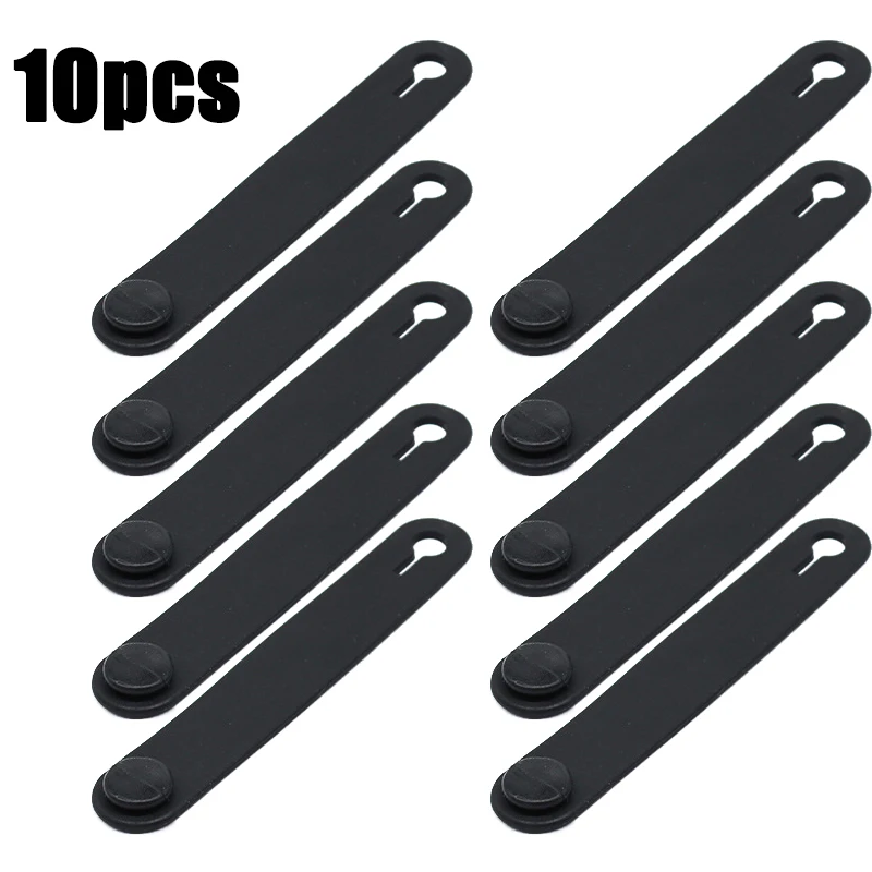 10pcs Motorcycle Rubber Bands for Frame Securing Cable Ties Wiring Harness Cables Accessories for Motobike Bike Car pcs