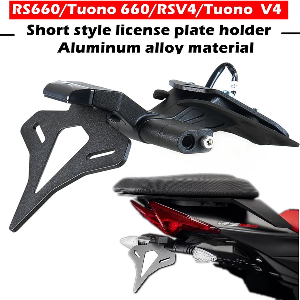 Motorcycle License Plate Holder Fender Eliminator Registration Bracket For APRILIA RS660 Tuono660 RSV4 Tuono V4 RS457 2021-2024