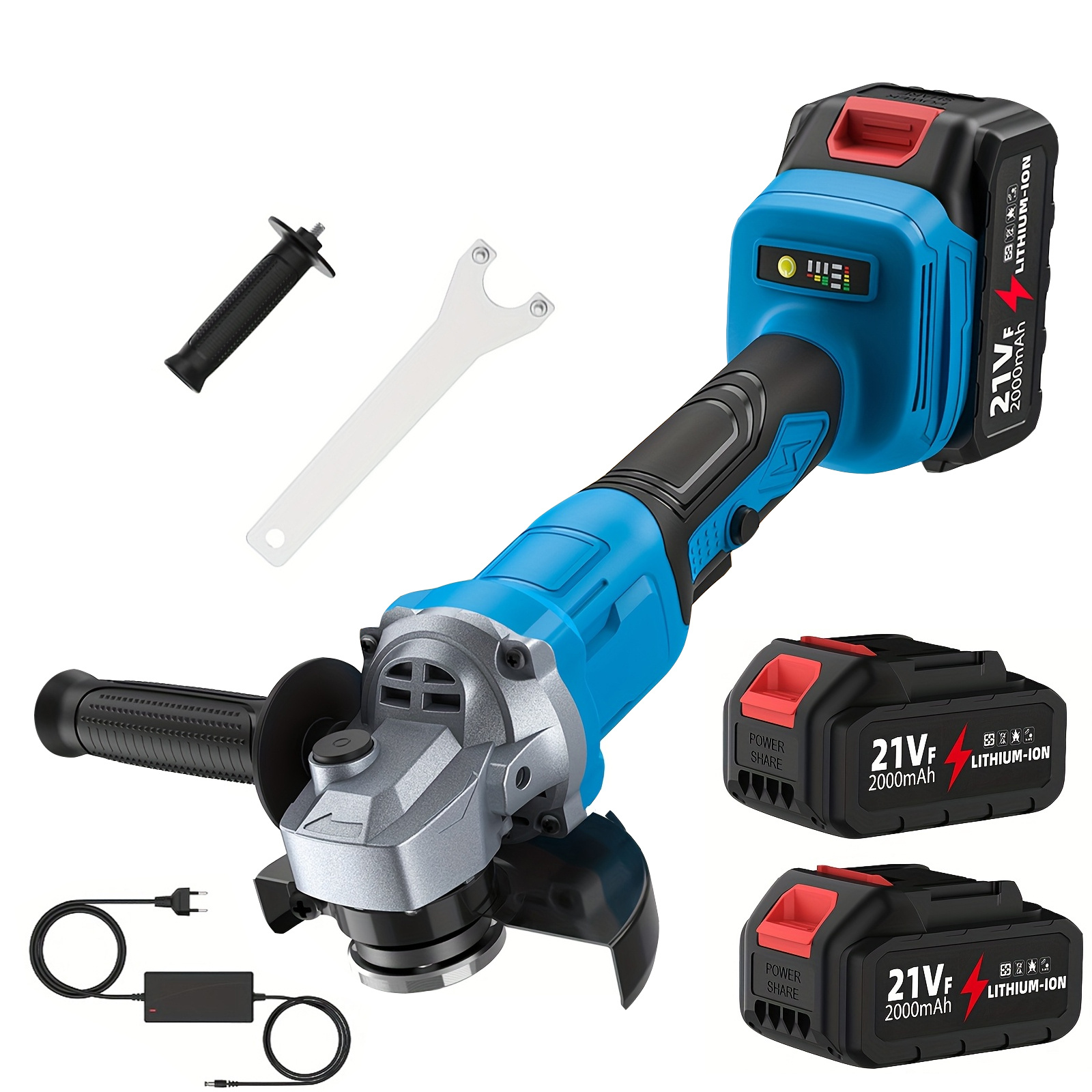 125MM Brushless Electric Angle Grinder 3 Speed Cutting Machine Cordless home DIY Woodworking Power Tools For Makita 18V Battery