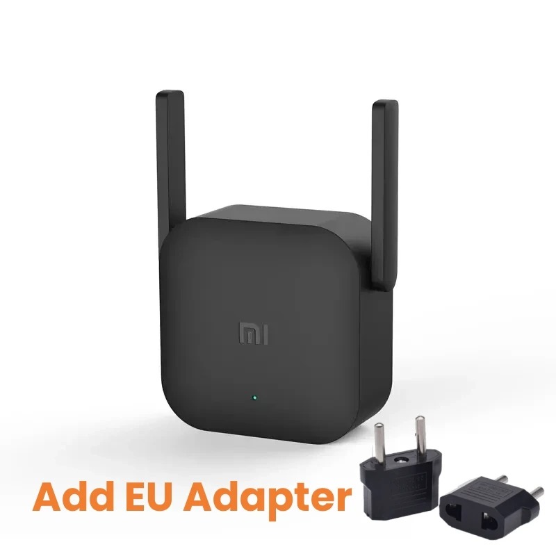 New Original Xiaomi Wifi Amplifier Pro 300M 2.4G Repeater Network Expander Range Extender Roteader Mi Wireless Wi-Fi Router Add EU Adapter / Bundle1