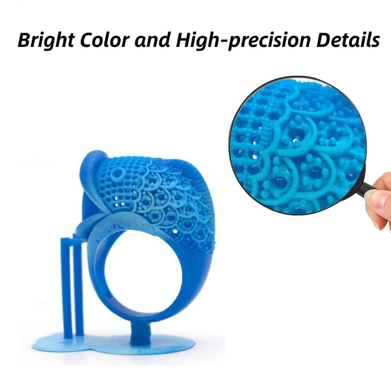 Siraya Tech Cast 3D Resin Castable Resin Easier to Burn and Print Clean Burnout for Making Jewelry and Metal Parts (1kg/500g)