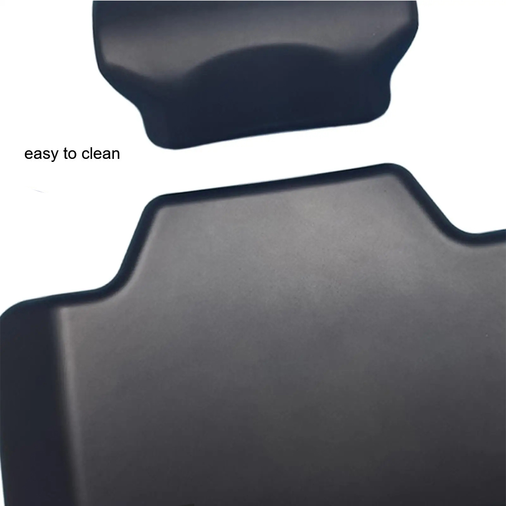 Black Motorcycle Backrest Soft Rear Top Case Cushion Modification Accessories Easy Install Passenger Back Pad Universal
