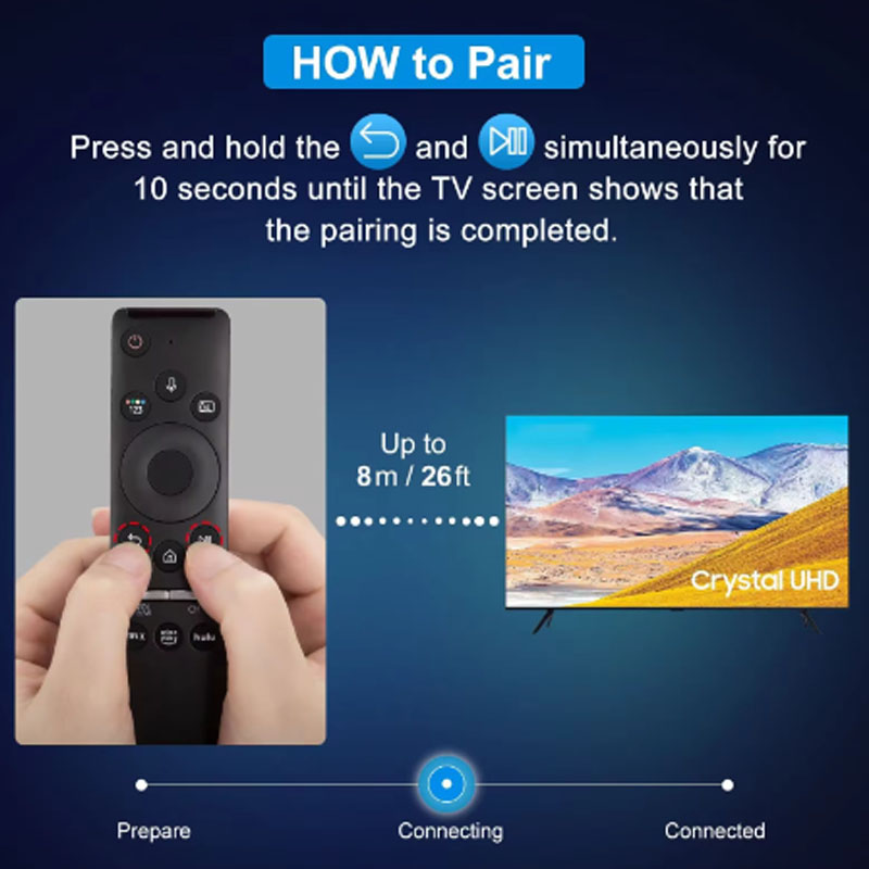 Universal BN59 Replacement Voice Remote Control for Samsung Smart TV with Voice Function Compatible with QLED LED LCD Models