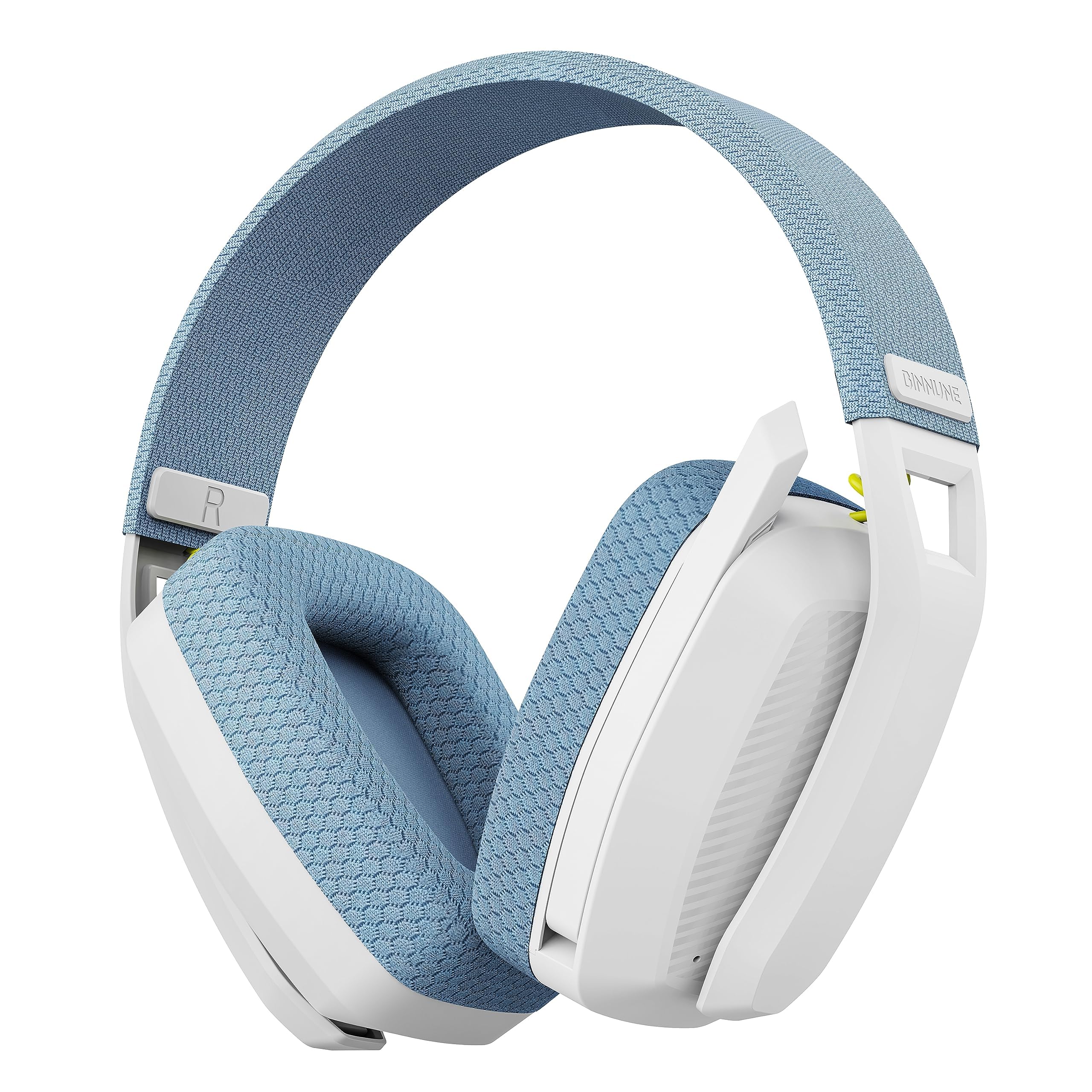 BINNUNE BW06 2.4GHz Wireless Gaming Headset with Mic for PS5 PS4 PC Mac Playstation Bluetooth Gaming Headphone with Microphone Blue