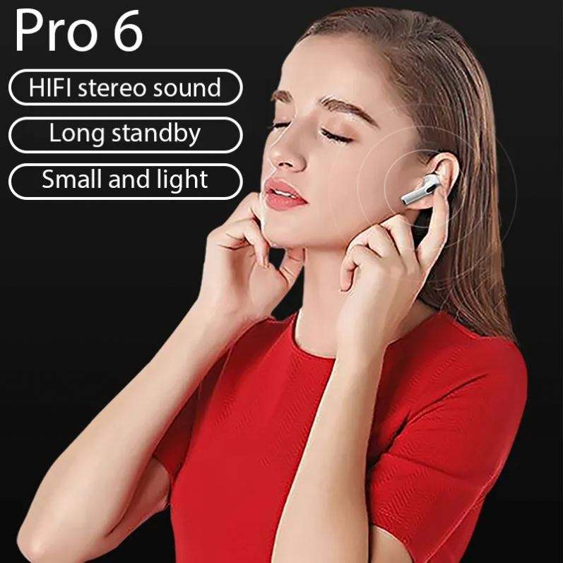 Original For BOSEbye Air Pro 6 Earphone TWS 9D HIFI Headset Bluetooth Music Earbuds For IPhone Android Wireless Pods Headphones