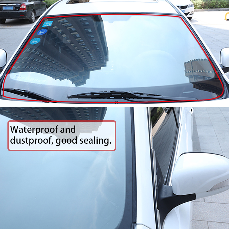 SEAMETAL Rubber Car Seals Edge Sealing Strips Auto Roof Windshield Car Sealant Protector Anti-collision Strip Window Seals
