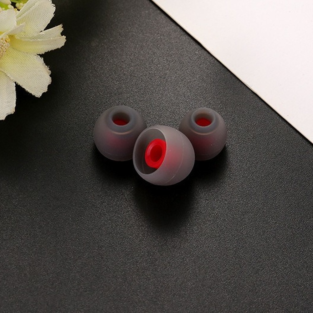 Ivinxy 12pcs Layer Silicone In-Ear Earphone Covers Cap Replacement Earbud Bud Tips Earbuds Eartips Earplug Ear Pads Cushion