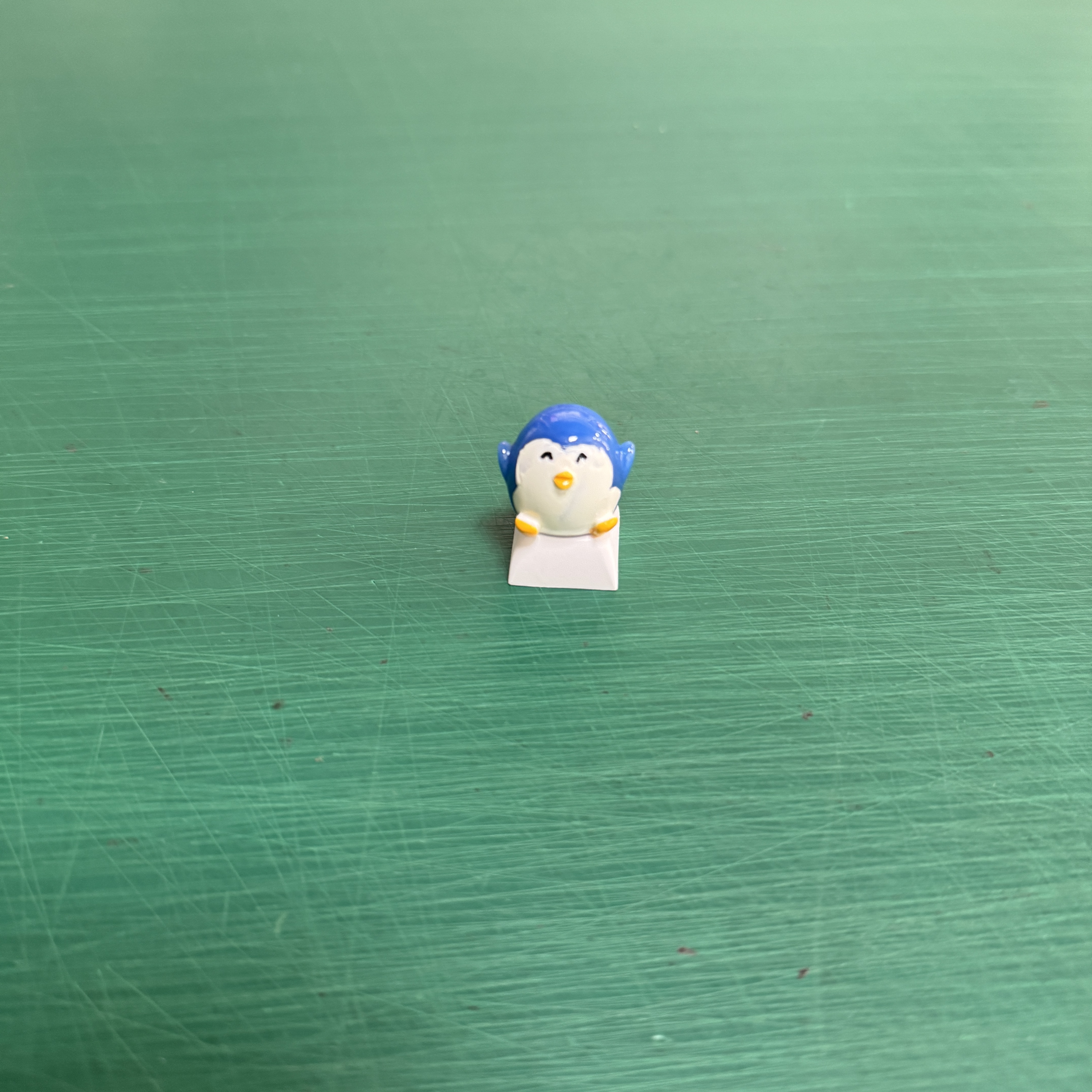 Cute Cat Keycaps Custom Pink Kawaii Keyboard Keycaps Anime Cartoon Cat Artisan Key Caps for Mechanical Keyboard Game Accessories little penguin 1pc