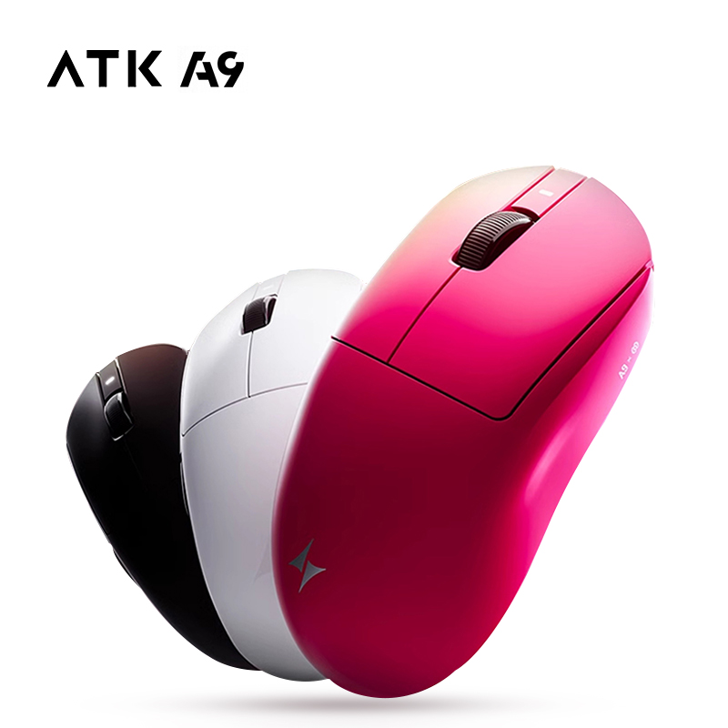ATK Dragonfly A9 Ultra Wireless Gaming Mouse PAW3950 Ultra Lightweight Tri-mode Ergonomic E-sports Gamer FPS Mice A9 SE Plus