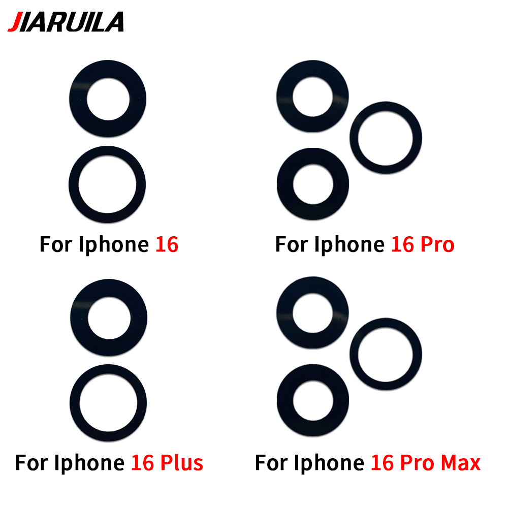 NEW Tested For IPhone 13 Pro Max 13mini 14 16 Plus 6s Camera Glass Lens Back Rear Camera Glass Lens with Glue Replacement Repair