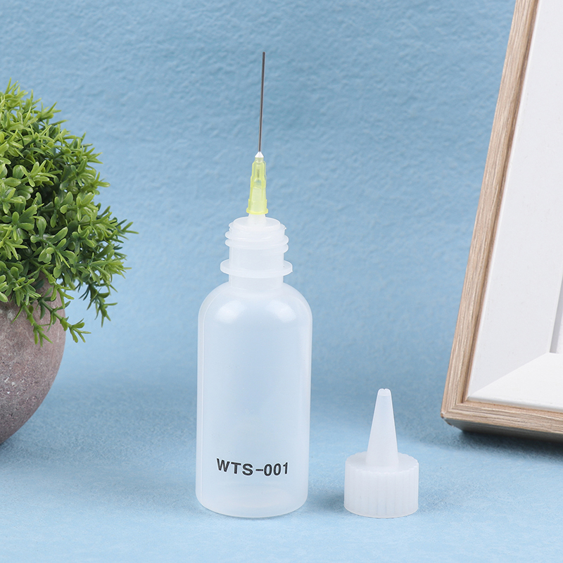 50ML Plastic Liquid Alcohol Bottle For Dispenser Rosin Solder Flux Paste For Phone PCB Cleaning Welding Repair Tools pcs 50ML