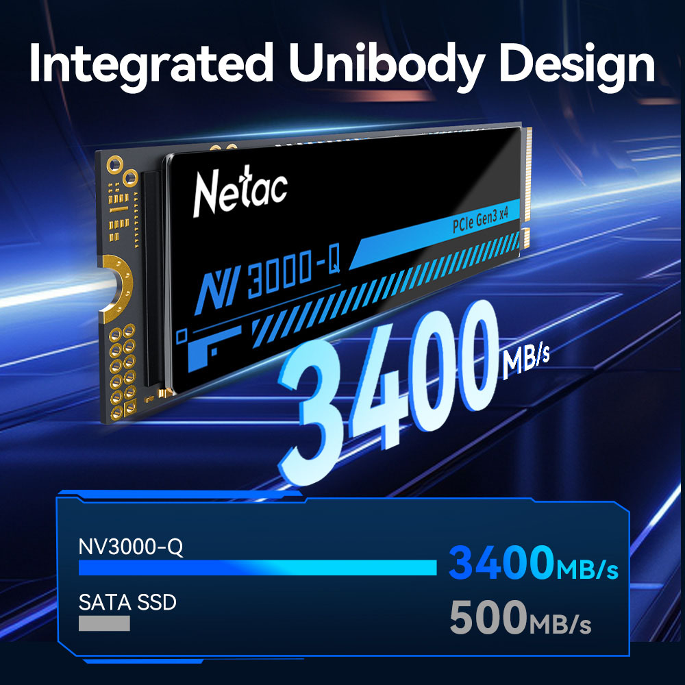 Netac SSD NVMe M.2 250GB 500GB SSD 1TB 2TB Hard Disk M.2 2280 Internal Solid State Drive for Laptop Desktop