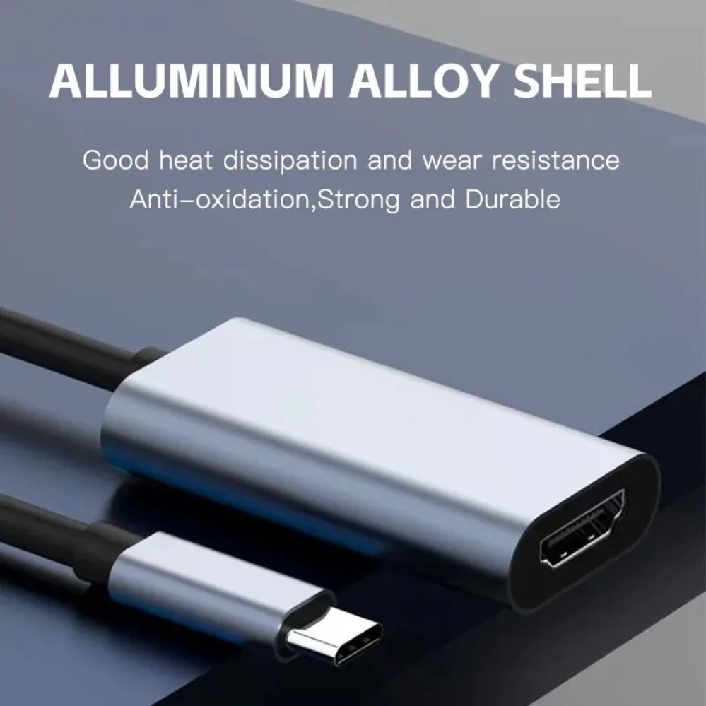 TYPE C To HDMI Adapter 4K USB C USB3.1 Male To HDMI-compatible Female Converter Cable for Laptop IPad Tablet TV MacBook Galaxy