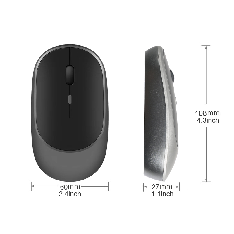 Wireless Mouse Rechargeable Mouse Gamer Dual Modes Bluetooth-compatible 2.4G Mice For Laptop Pad Tablet PC Macbook Mause