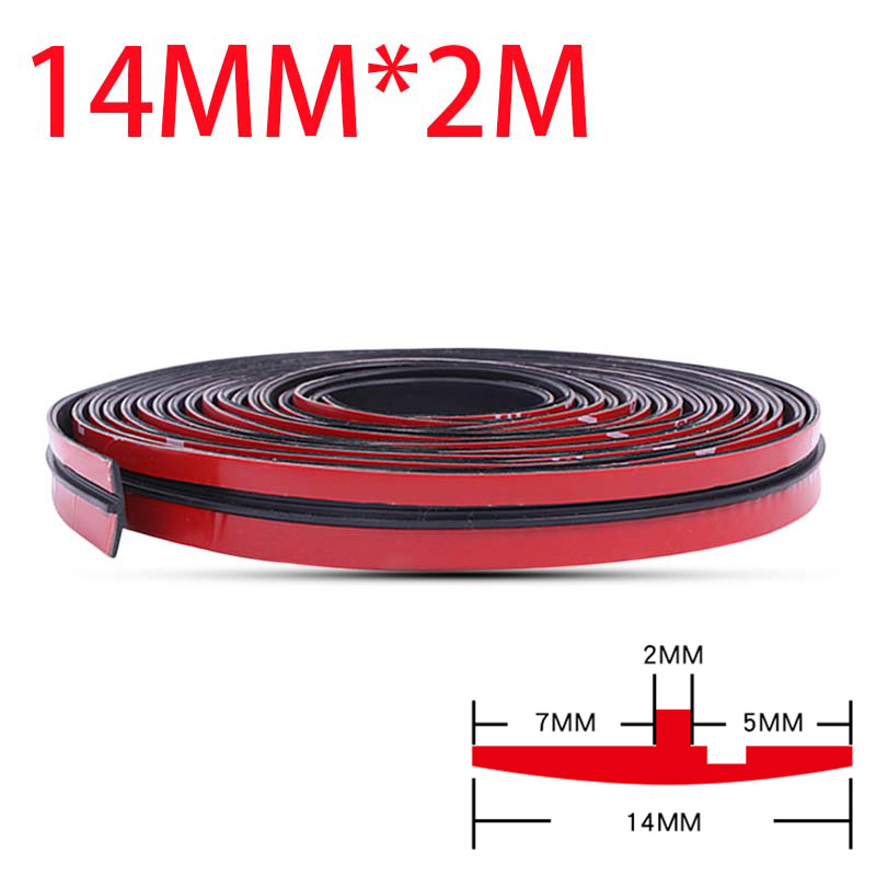 SEAMETAL Rubber Car Seals Edge Sealing Strips Auto Roof Windshield Car Sealant Protector Anti-collision Strip Window Seals mmX2m