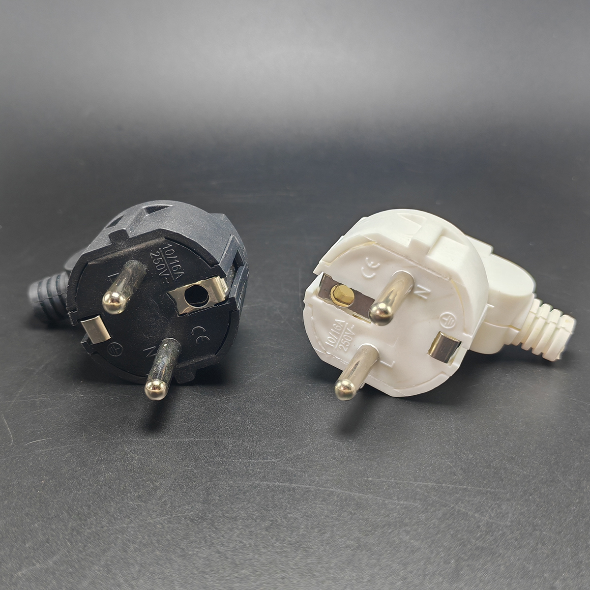 3 Pcs 4.8mm EU Schuko, Replaceable & Rewireable 250V 16A IP44 Socket Connector For Power Extension Cable