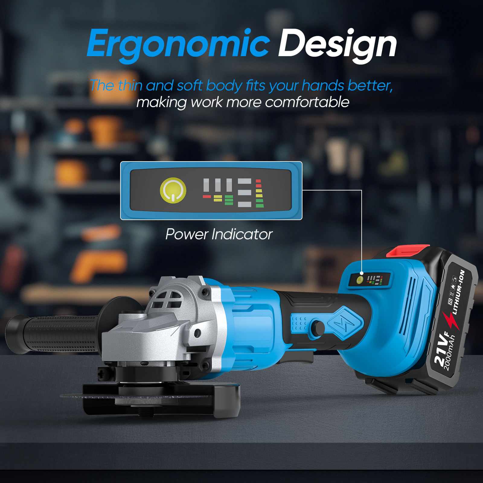 125MM Brushless Electric Angle Grinder 3 Speed Cutting Machine Cordless home DIY Woodworking Power Tools For Makita 18V Battery