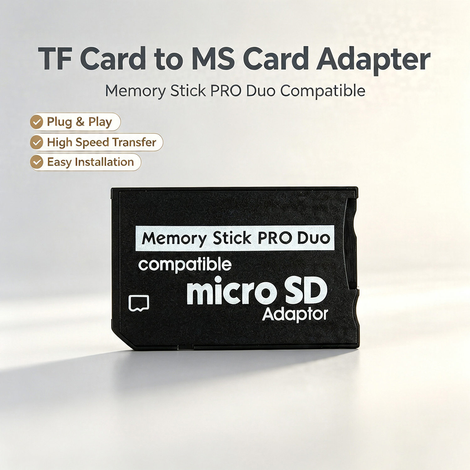 MINI Memory Stick SDHC TF to MS Pro Du Adapter for PSP Camera MS Pro Duo Card Reader High-Speed Converter
