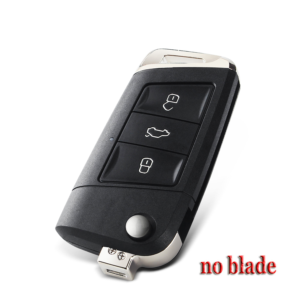 KEYYOU Flip Key For Volkswagen VW Golf 4 5 6 7 Jetta Passat CC Tiguan Polo Beetle Touran Skoda Remote Shell Fob Car Key No Blade Modified Key