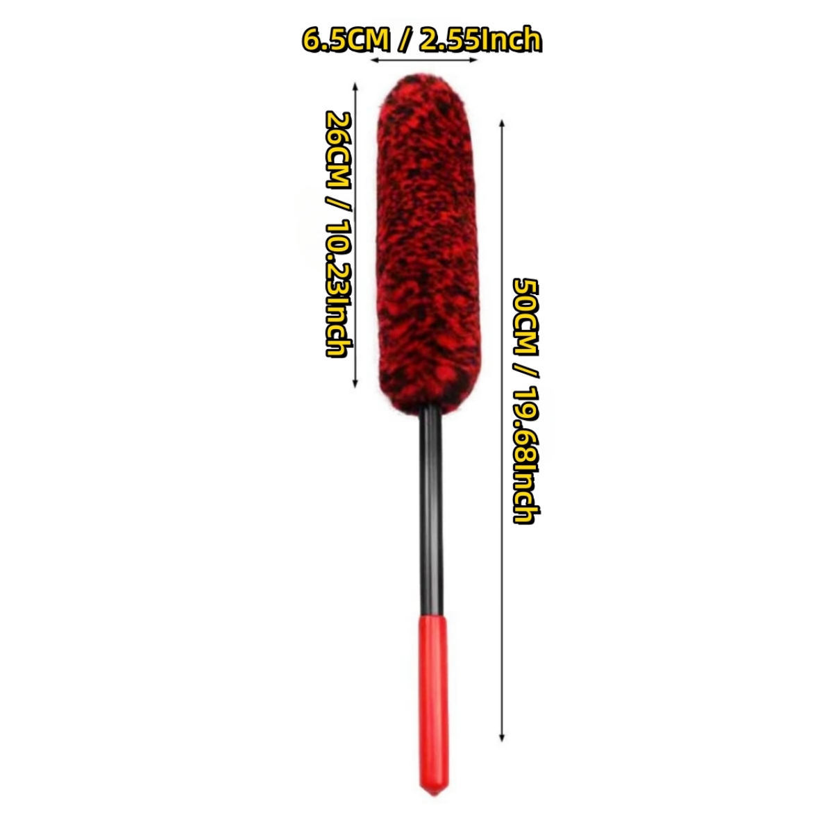 Car Wheel Detailing Brushs Bendable Wheel Woolies Auto Cleaning Tools for Car Rim Tire Washing Easily Clean Hard-To-Reach Areas CR092 Large Size